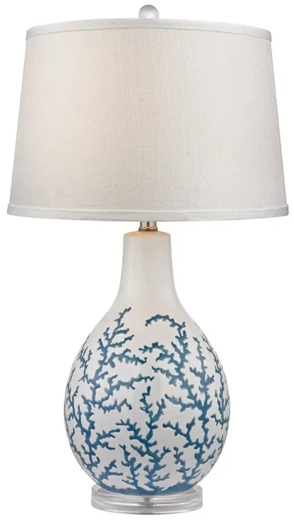 Sixpenny 27" High 1-Light Table Lamp - Pale Blue