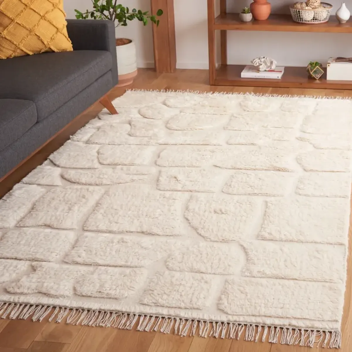 KENYA 229 IVORY 6' x 9' Medium Rectangle Rug