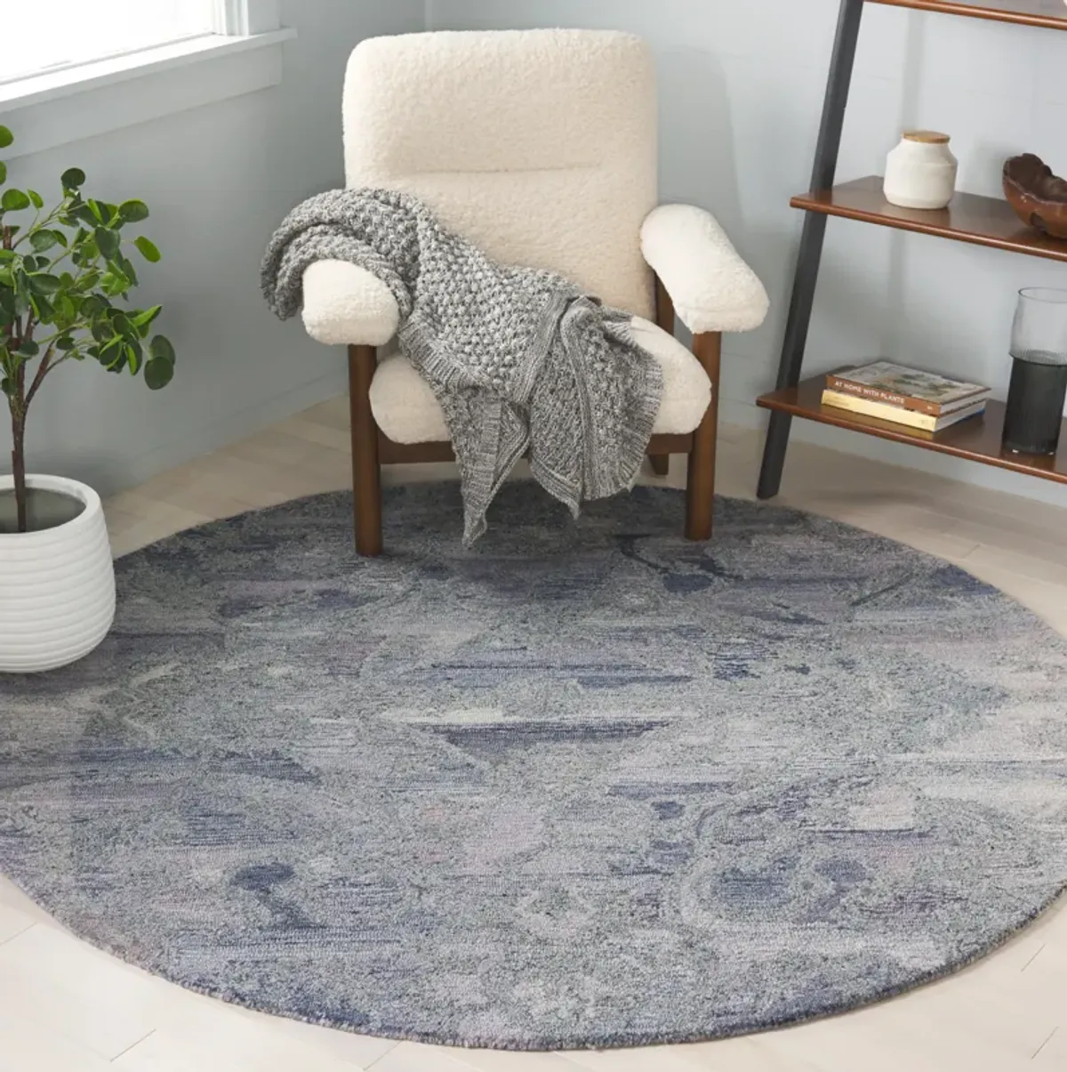 ANATOLIA Hand Tufted 6' x 6' Round area rug