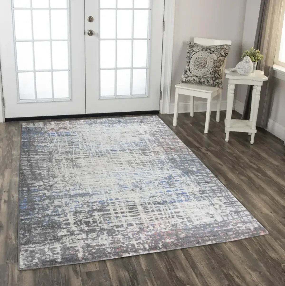 Marquise M. Gray  Polypropylene  8'0"x9'6" Rectangle Rug