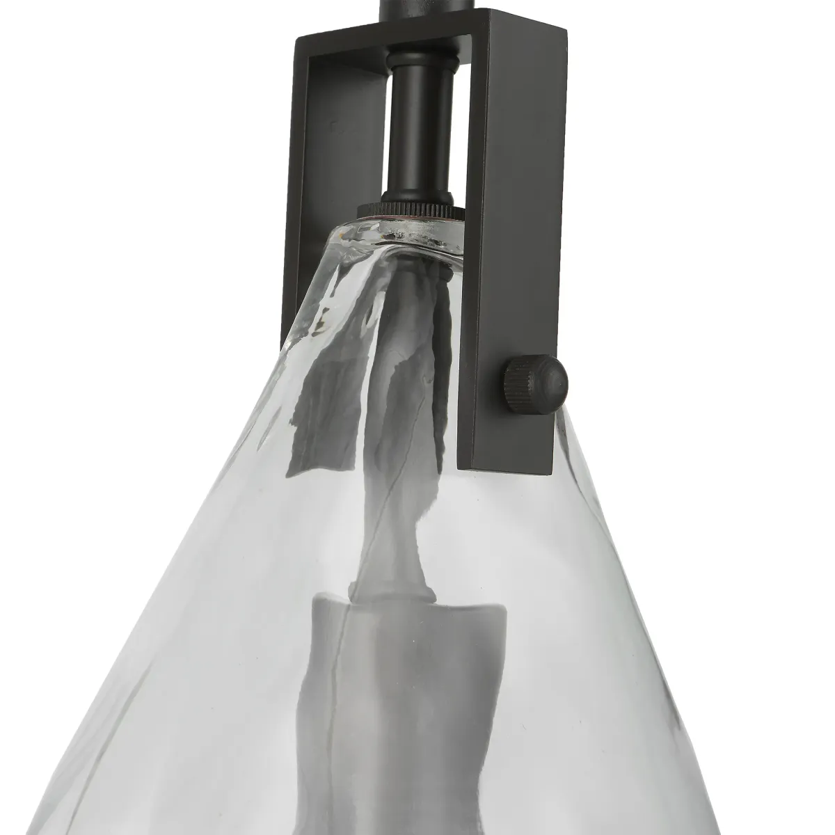 Campester 1 Light Watered Glass Mini Pendant