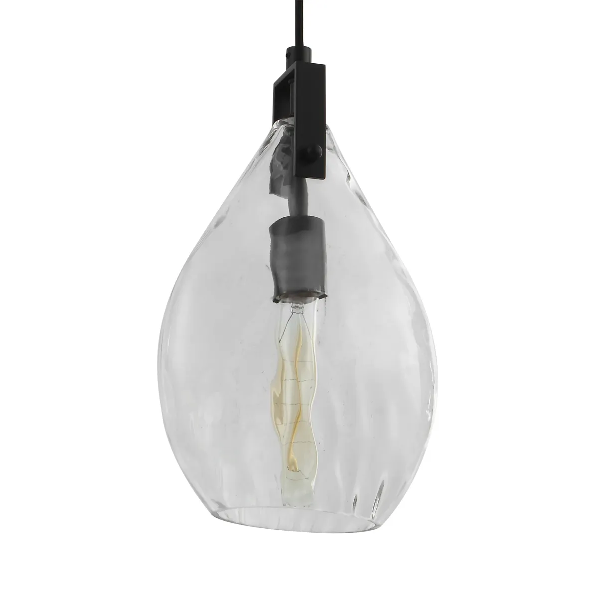 Campester 1 Light Watered Glass Mini Pendant