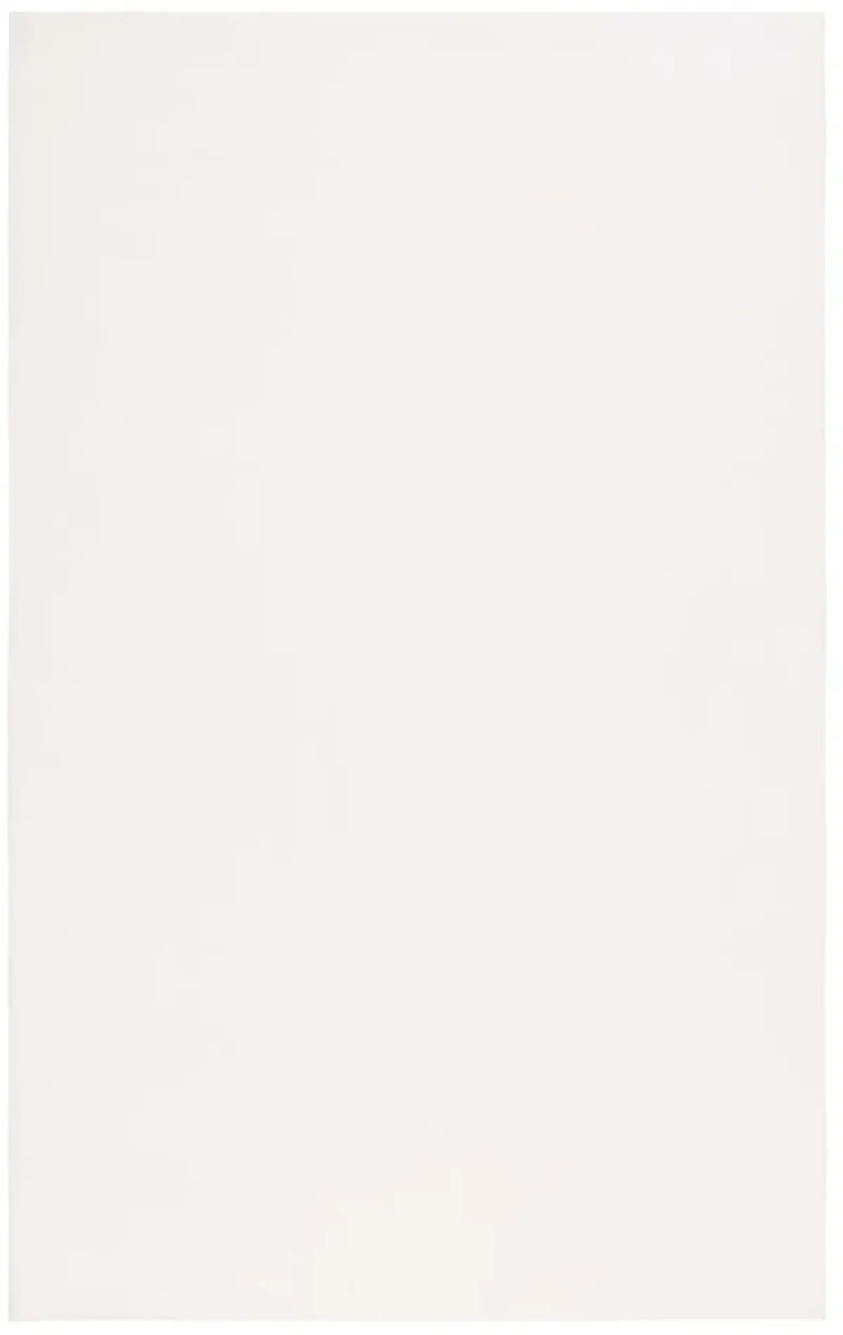 FAUX RABBIT FUR 100 IVORY 2' x 3' Accent Rug