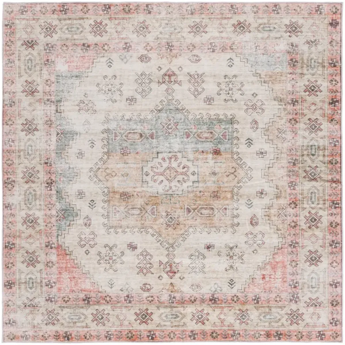 ARIZONA 229 OLIVE  6' x 6' Square Square Rug