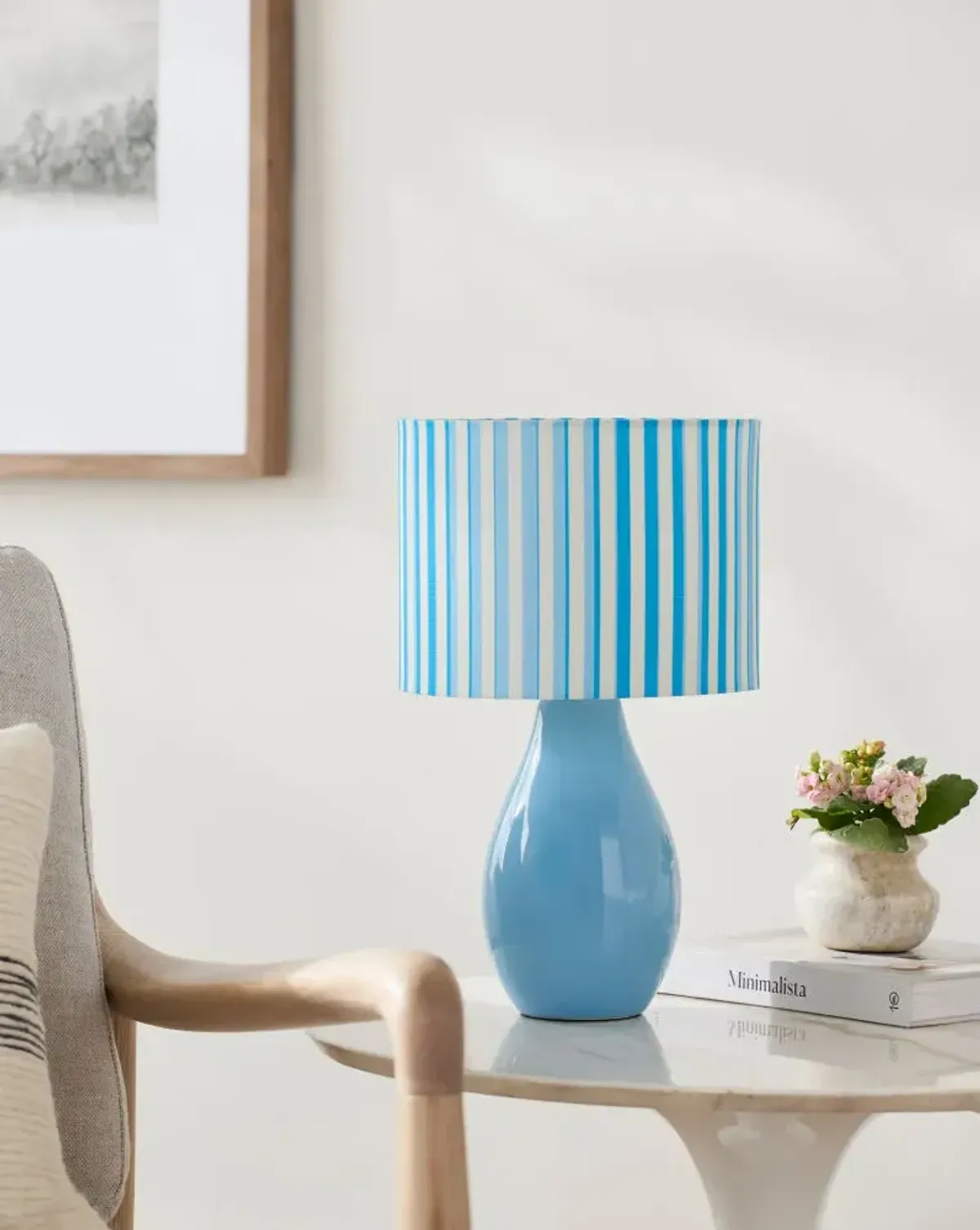 Melbu MLB-011 15"H x 9"W x 9"D Accent Table Lamp