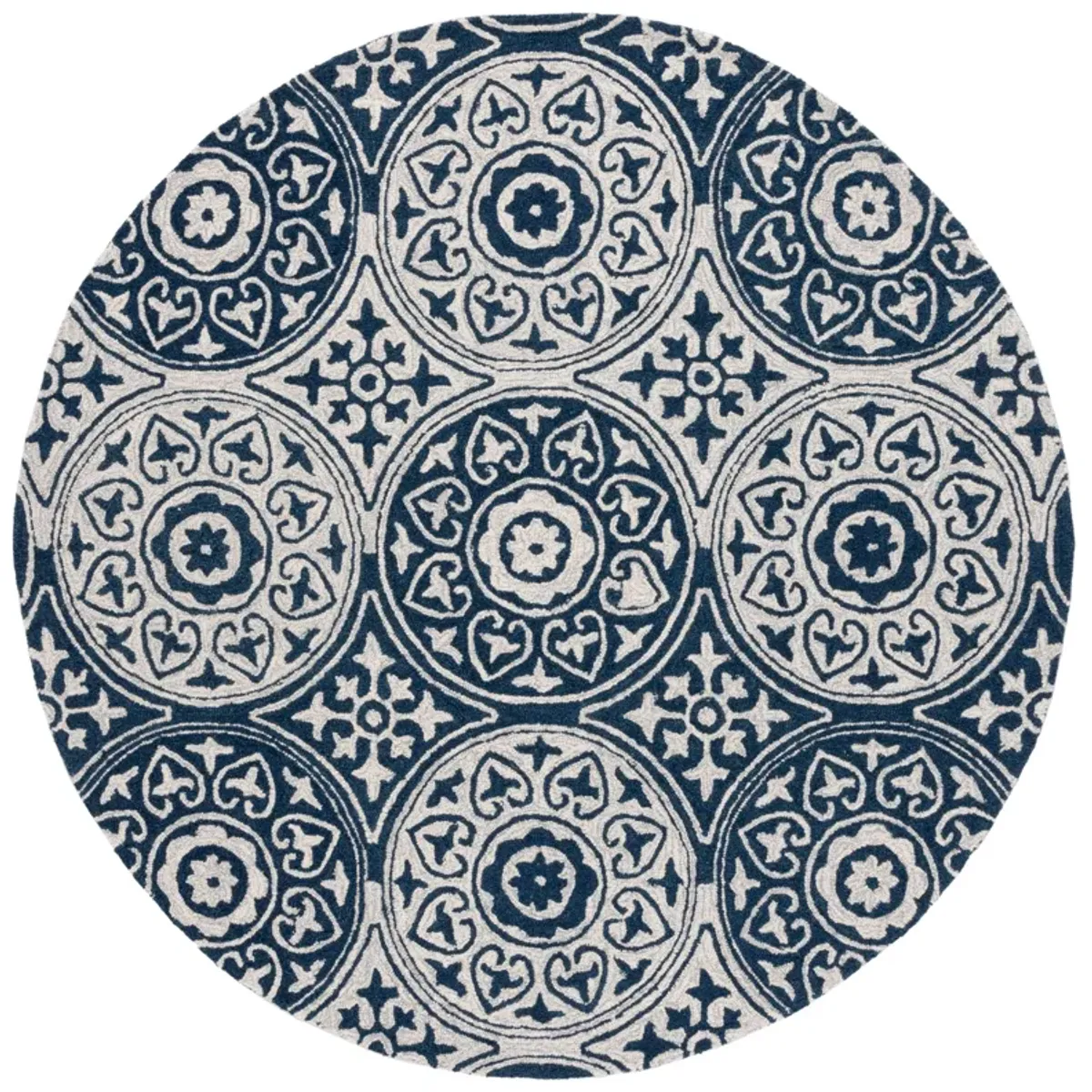METRO Hand Tufted 6' x 6' Round area rug