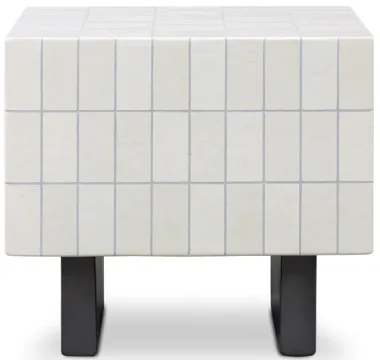 Farren Outdoor Side Table Cream