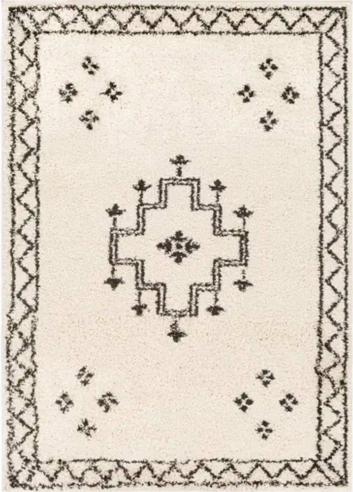 Beni shag 5'3" x 7' Rug
