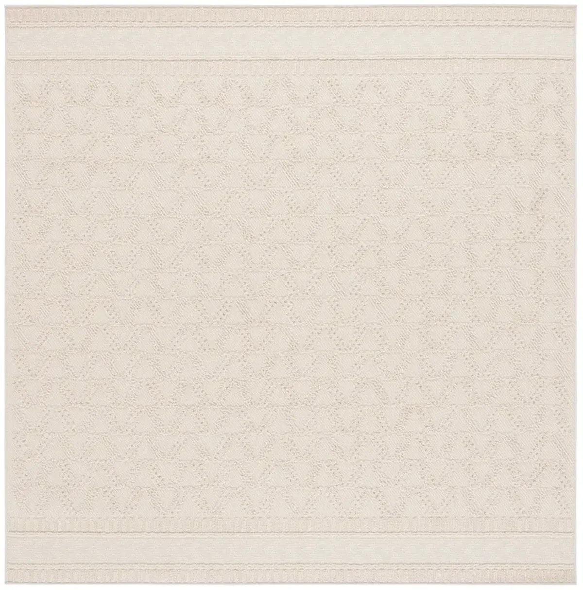 PAROS 116 IVORY 6'-7' x 6'-7' Square Square Rug