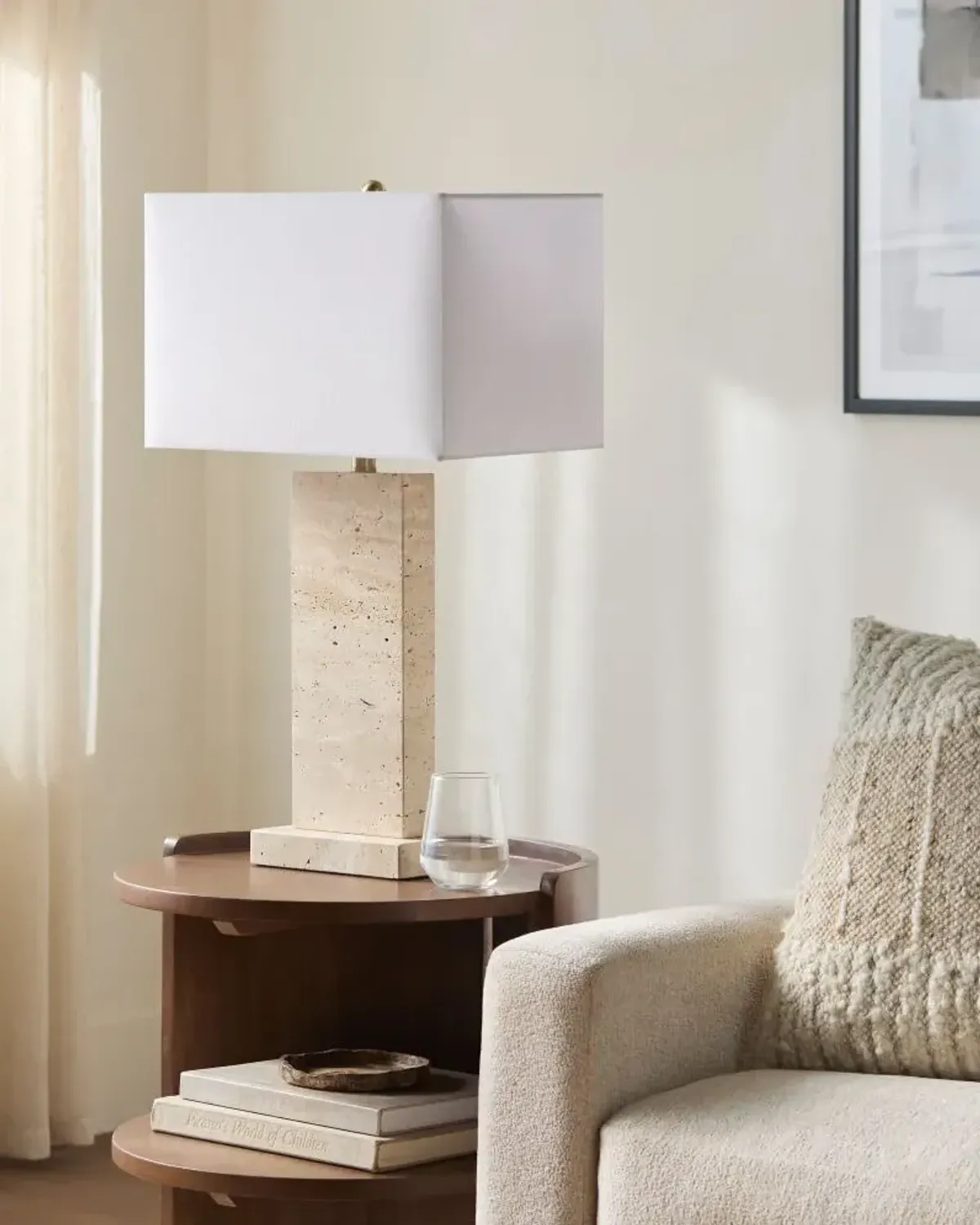 Marzia MZI-011 29"H x 10"W x 16"D Accent Table Lamp