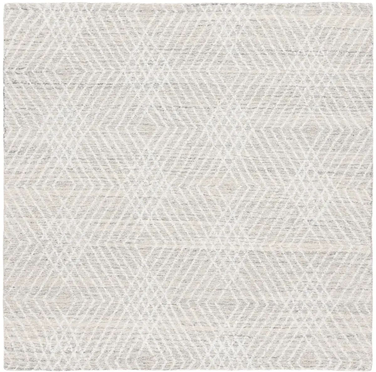 ABSTRACT Hand Tufted 6' x 6' Square area rug