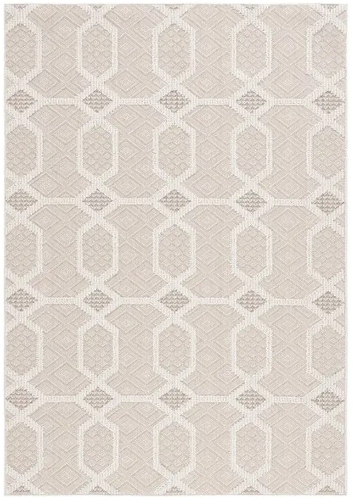 GLOBAL 416 Beige 9' X 12' Large Rectangle Rug