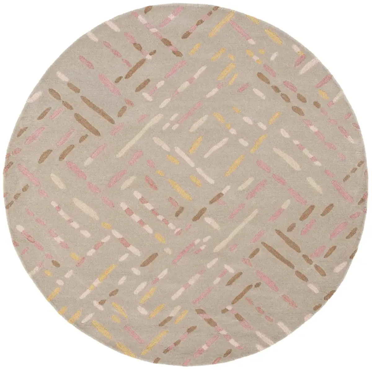 METRO Hand Tufted 6' x 6' Round area rug