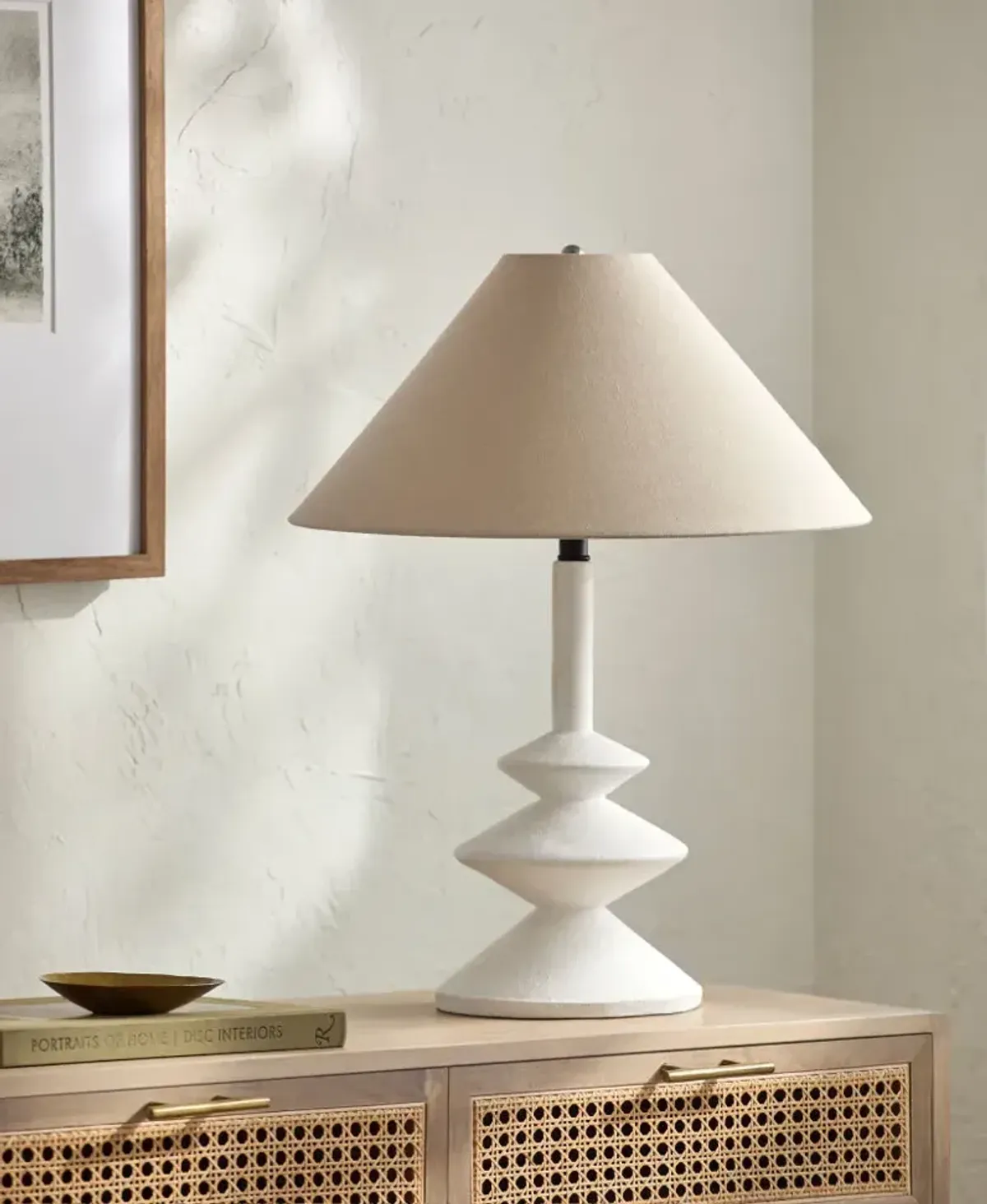 Abrego ABG-001 25"H x 19"W x 19"D Accent Table Lamp