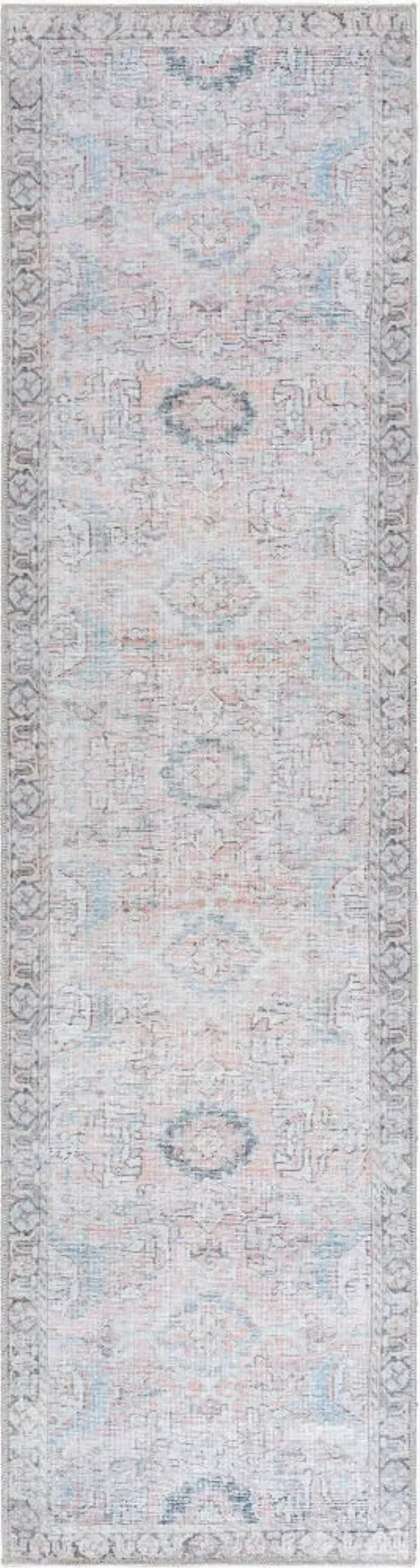 Kemer 2'7" x 10' Machine Woven Rug
