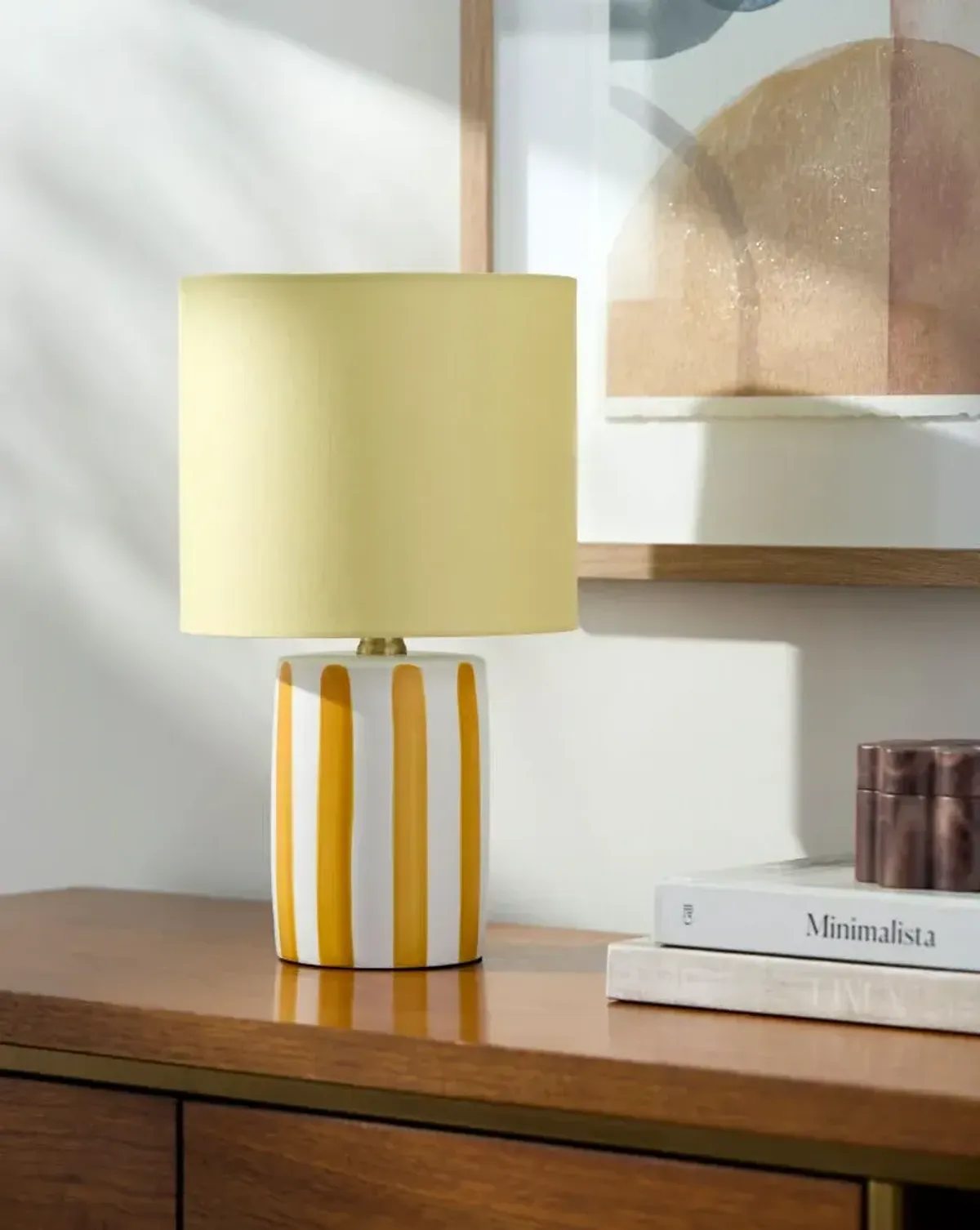 Melbu MLB-001 13"H x 8"W x 8"D Accent Table Lamp