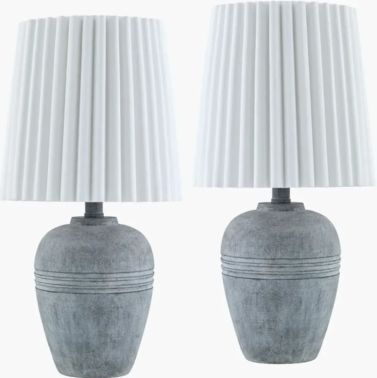Kakisa KKS-002 19"H x 9"W x 9"D Accent Table Lamp
