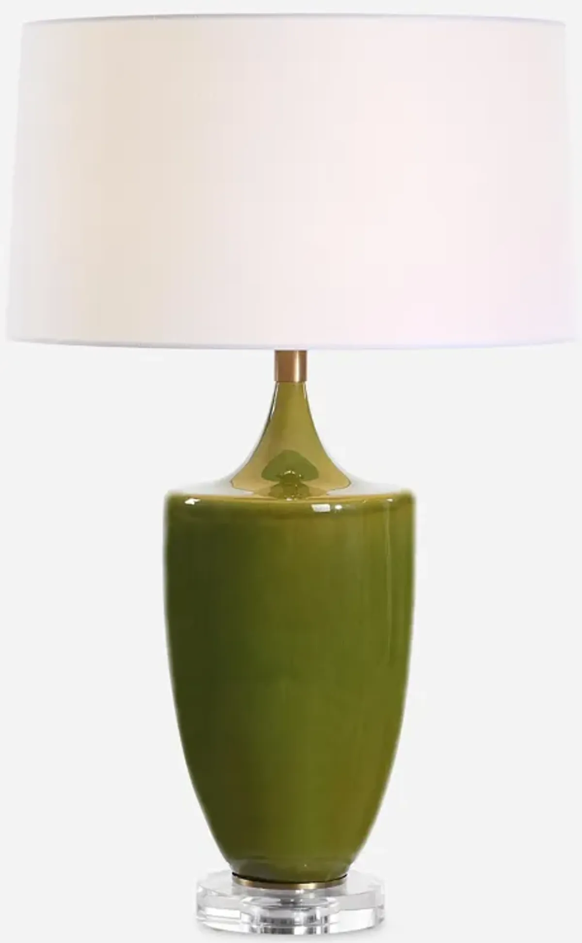 Adela Moss Green Table Lamp