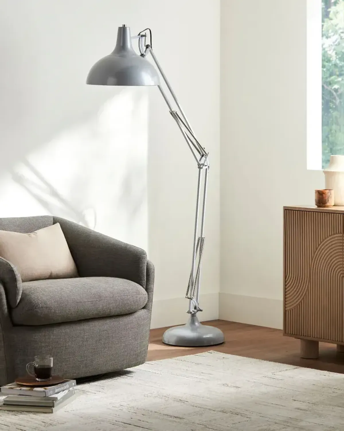 Livigno LVG-005 70"H x 15"W x 35"D Accent Floor Lamp