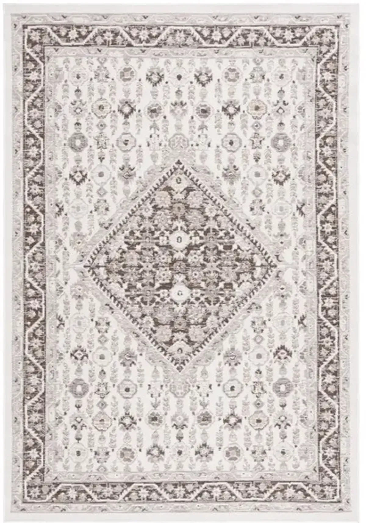SUNRISE 620 Grey  4' X 5'-7' Small Rectangle Rug
