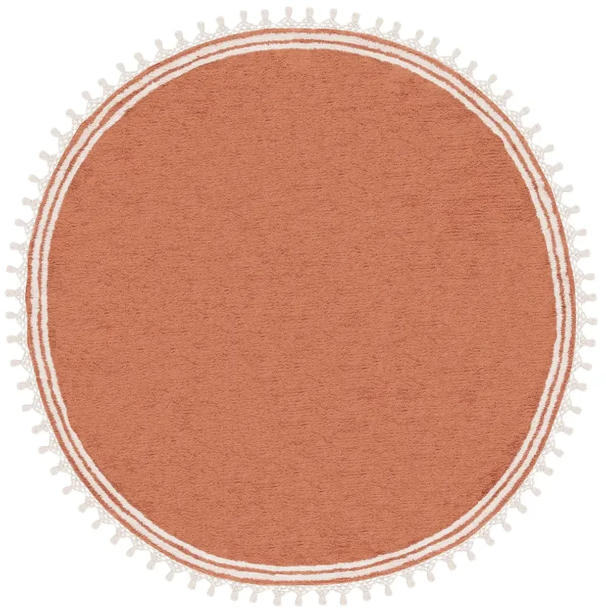 EASY CARE Hand Woven 7' x 7' Round area rug