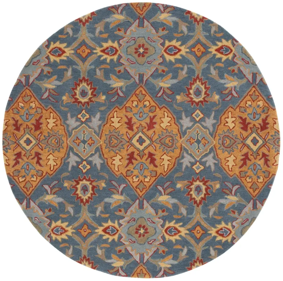 HERITAGE Hand Tufted 6' x 6' Round area rug
