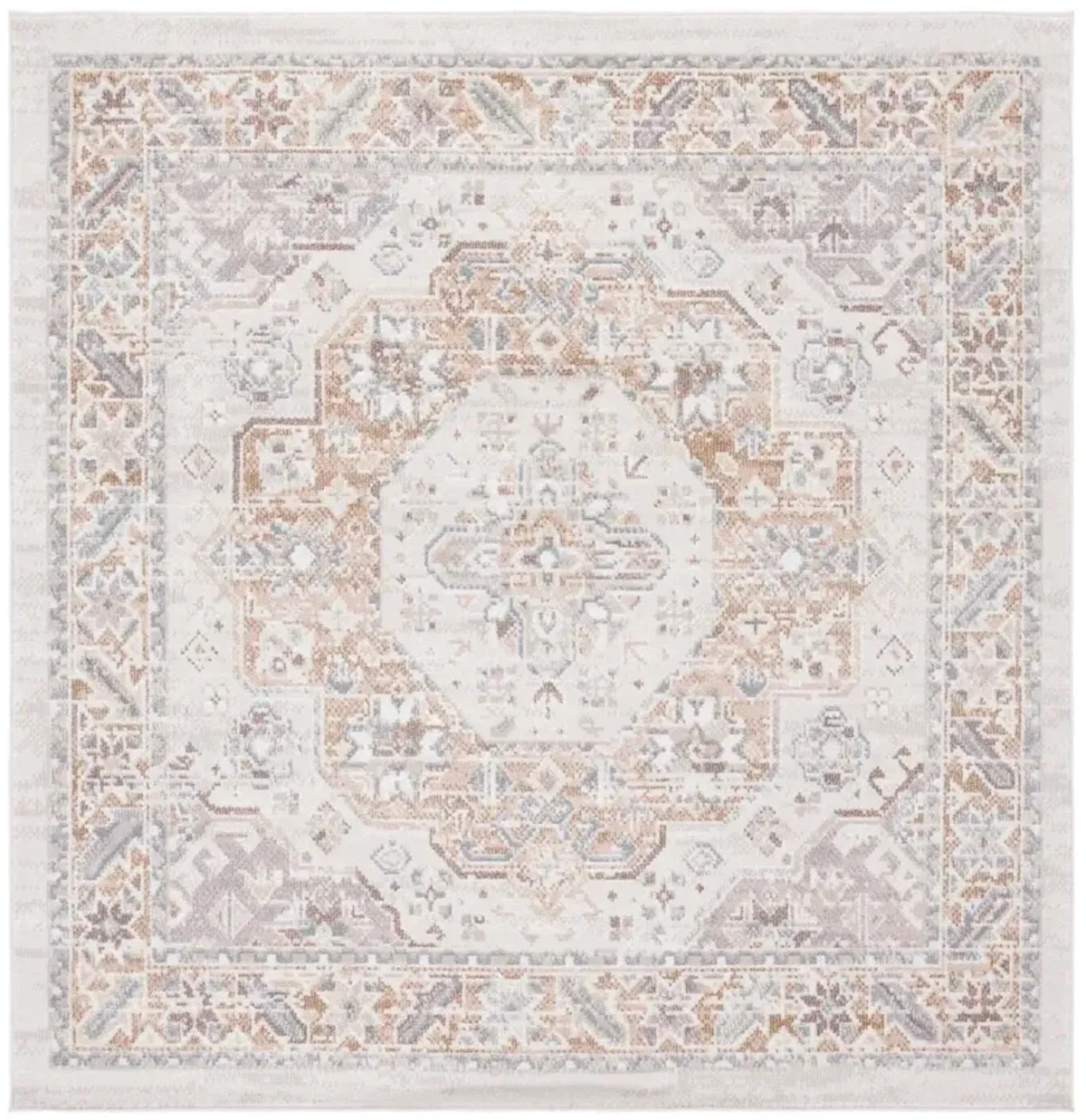 BLAIR WASHABLE 202 Multi 6'-7' X 6'-7' Square Square Rug
