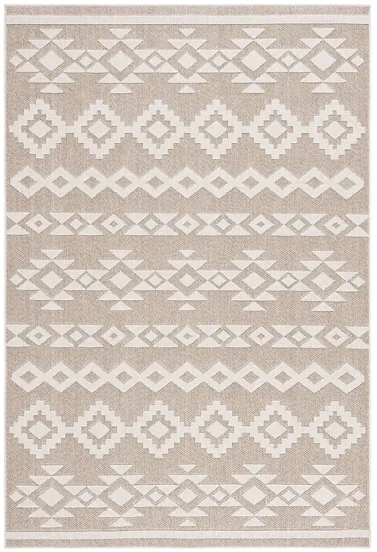 GLOBAL 210 Beige 8' X 10' Large Rectangle Rug