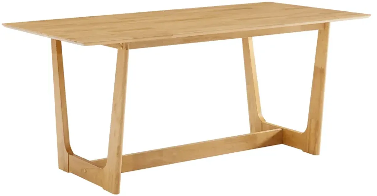 Solara 71" Rectangle Wood Dining Table by Modway