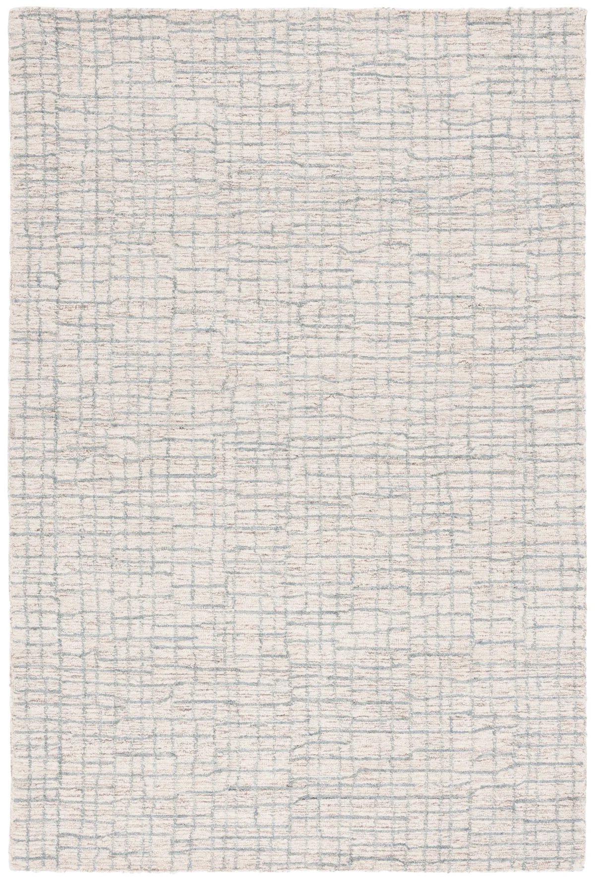 ABSTRACT Hand Tufted 6' x 9' area rug