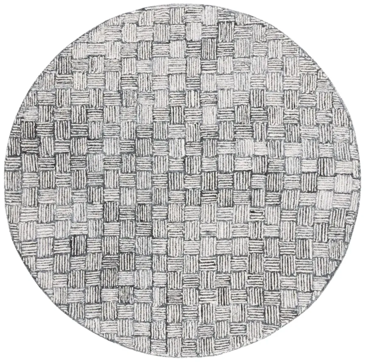 MICRO-LOOP Hand Tufted 5' x 5' Round area rug