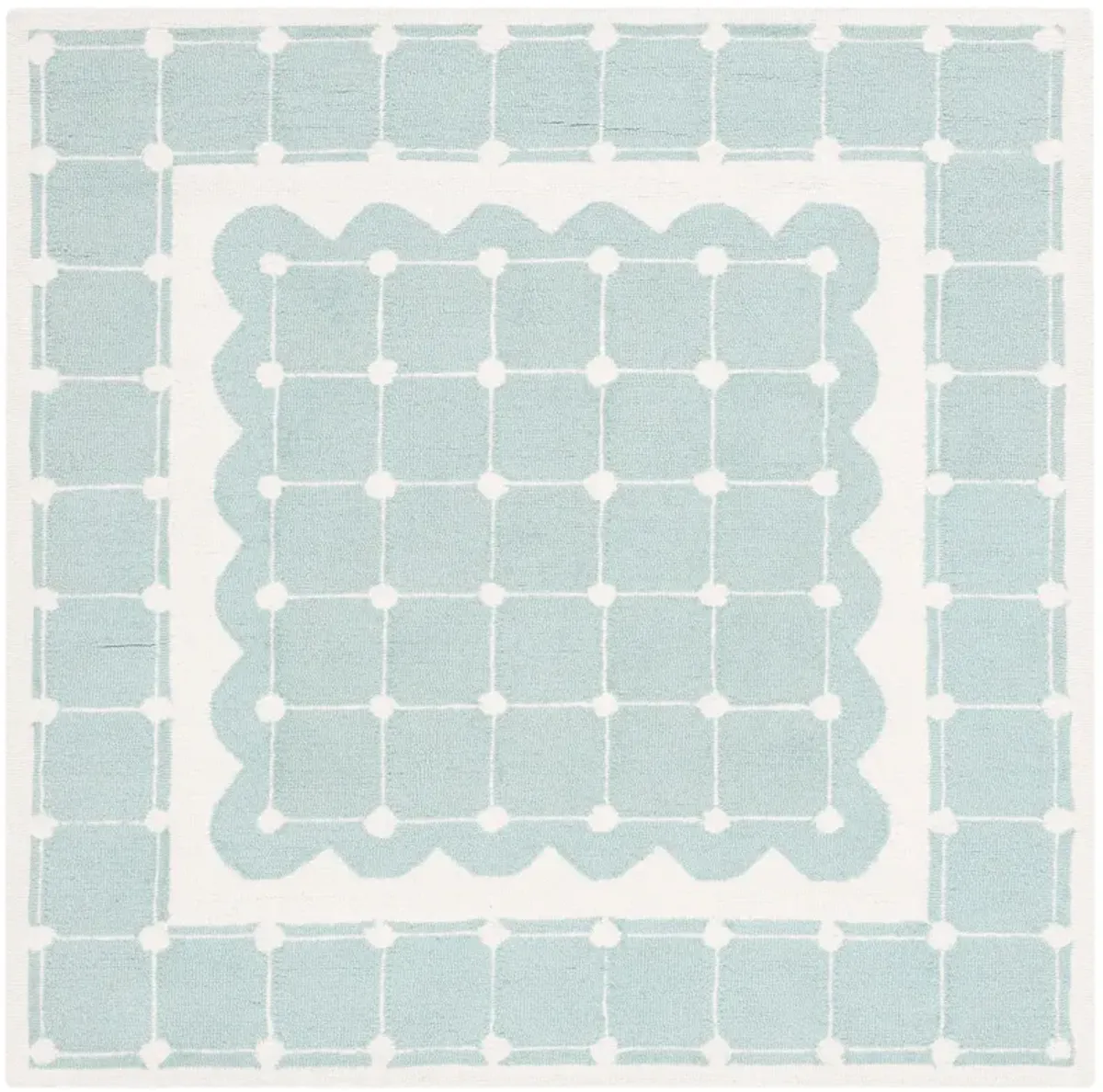 SAFAVIEH KIDS Hand Tufted 5' x 5' Square area rug
