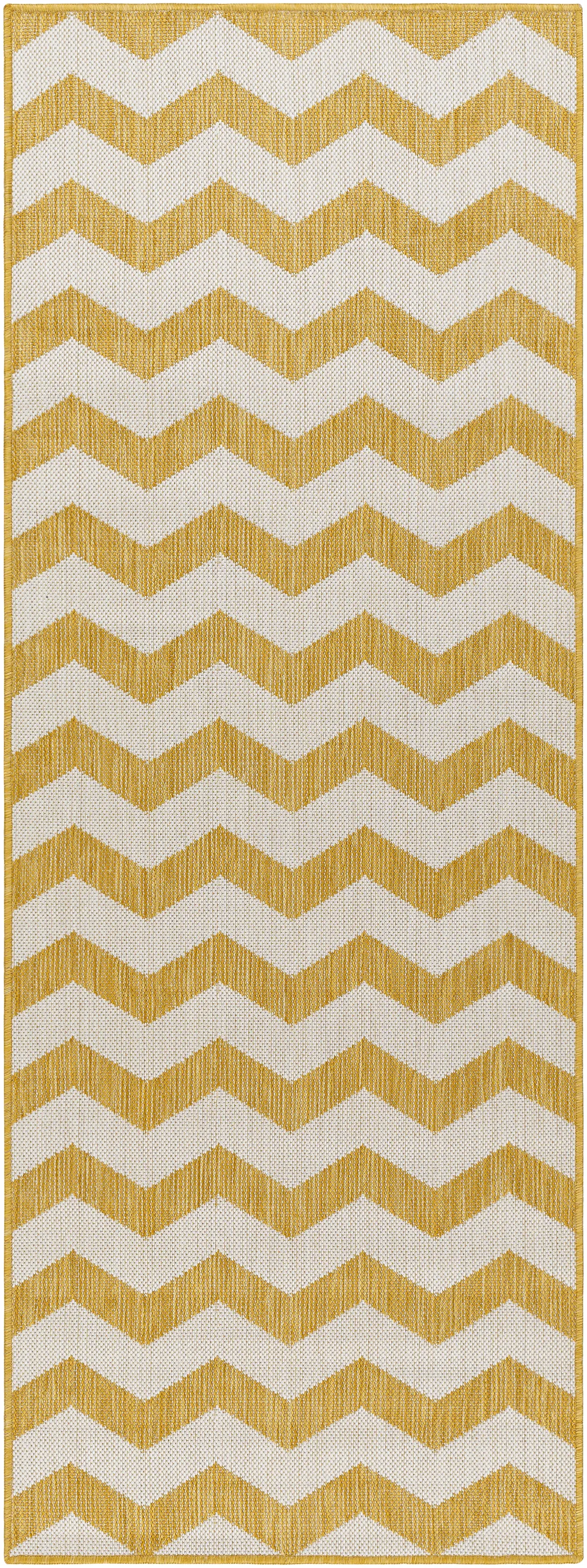 Long Beach LBH-2312 2'7" x 7'3" Machine Woven Rug