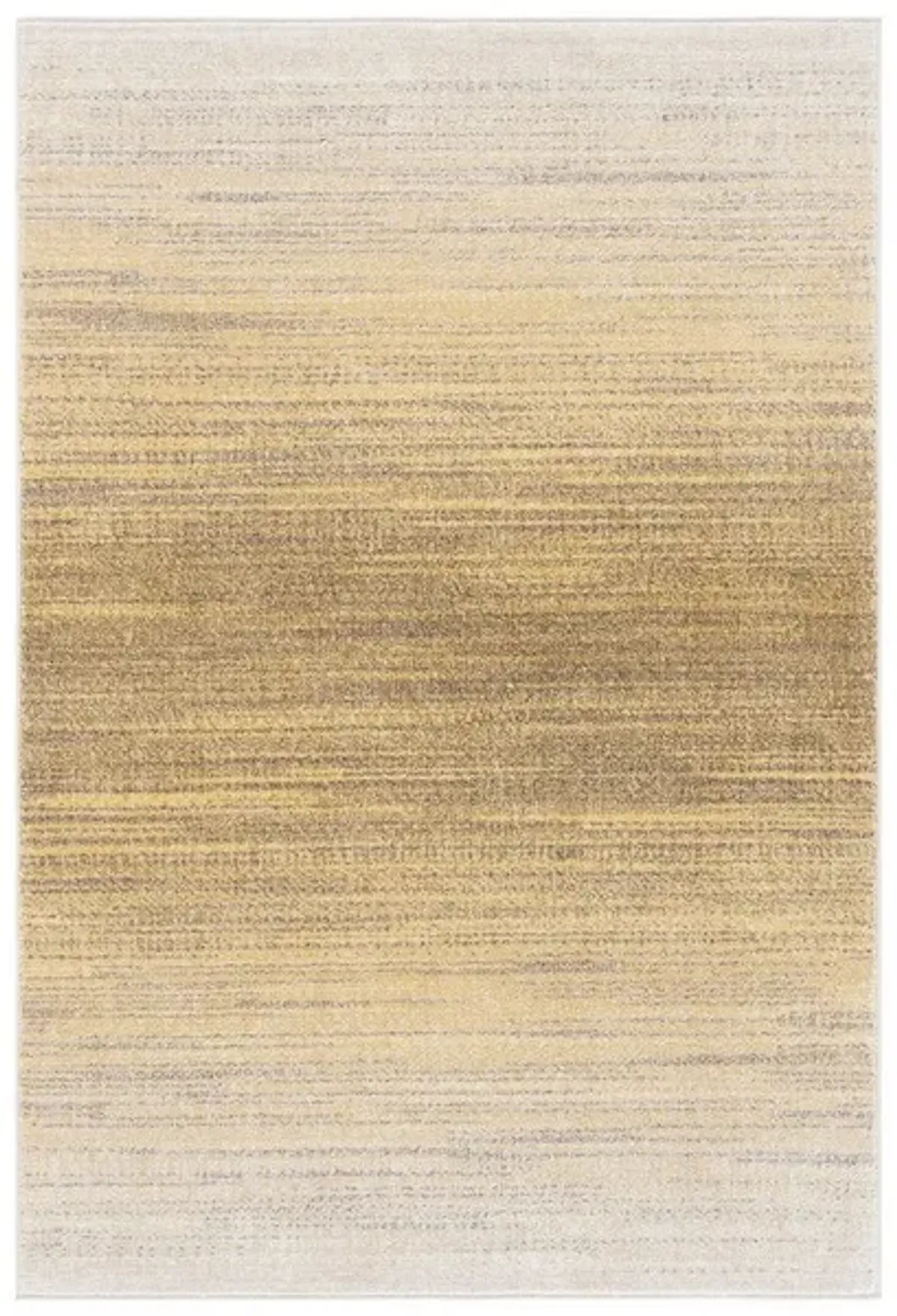 Adirondack Contemporary Gold / Ivory 5'-1" X 7'-6" Powerloomed Rug