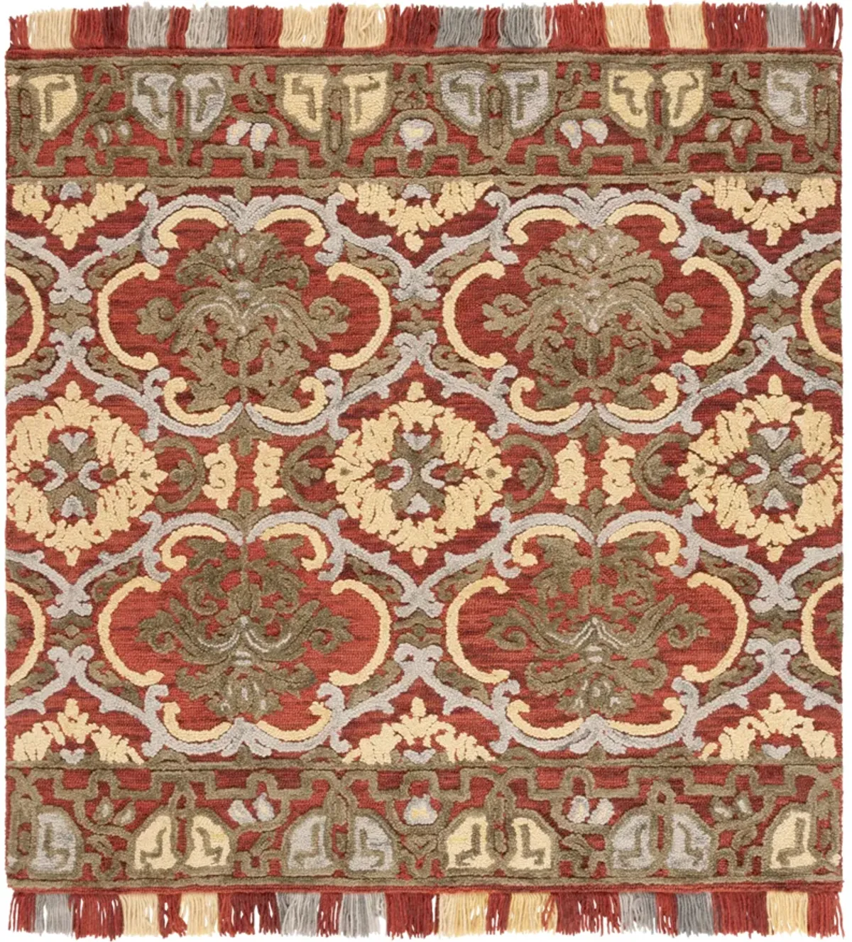 BLOSSOM Hand Tufted 6' x 6' Square area rug