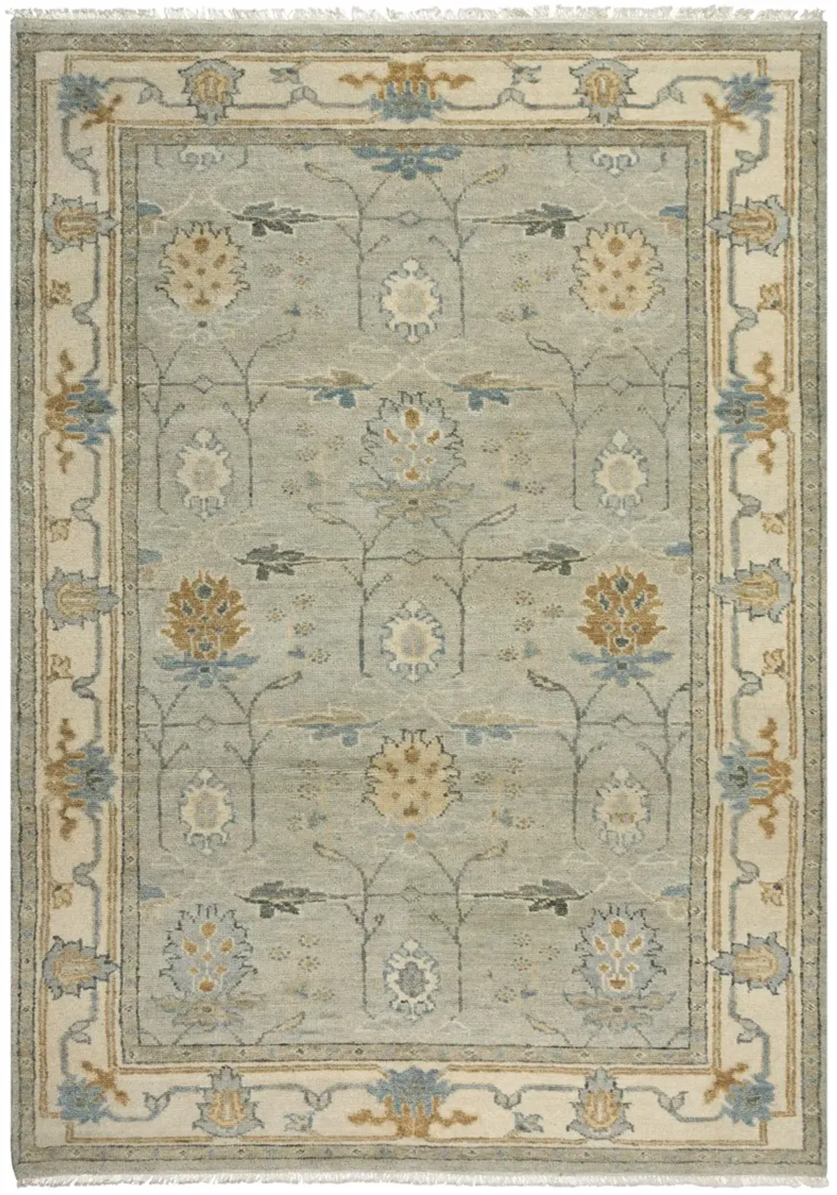 Belmont Beige  Hand Spun Wool 6' x 9' Rectangle Rug