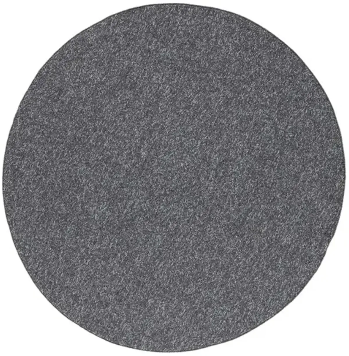 RIVER 600 Grey 6'-7' X 6'-7' Round Round Rug