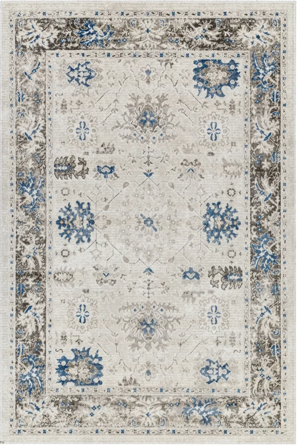 Basel BOS-2306 2'1" x 3'9" Machine Woven Rug