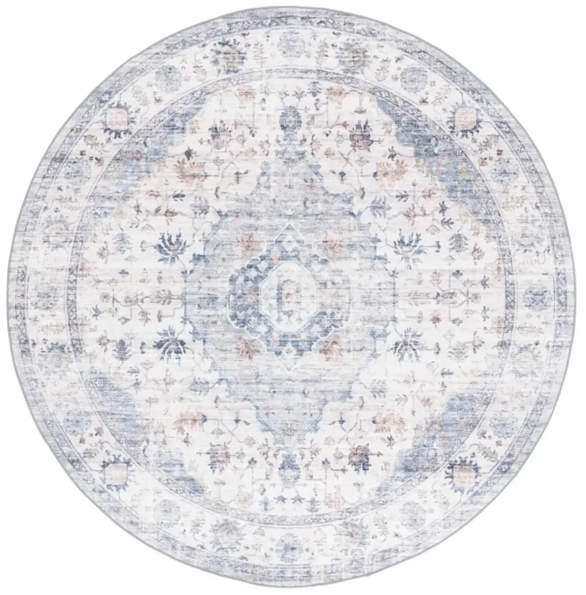 ARIZONA 517 LIGHT BLUE  6' x 6' Round Round Rug