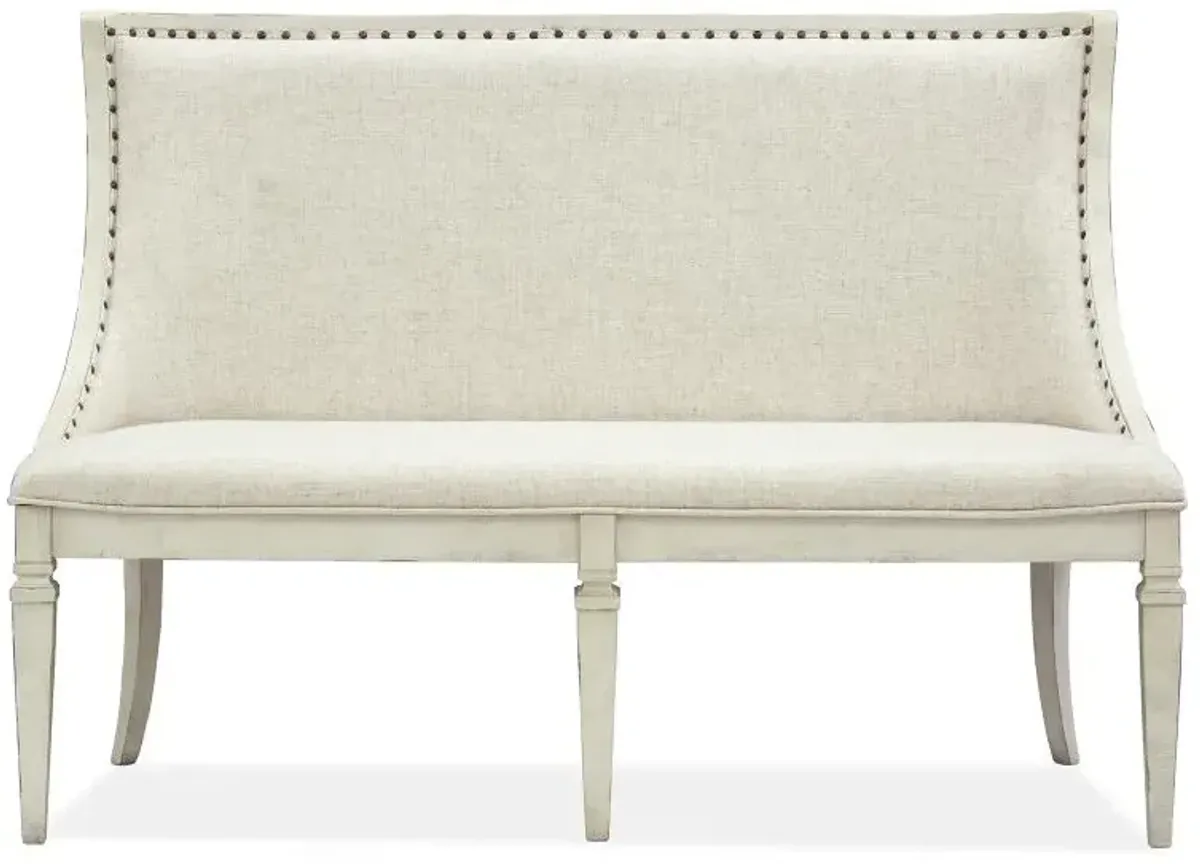 Bench w/Upholstered Seat & Back
