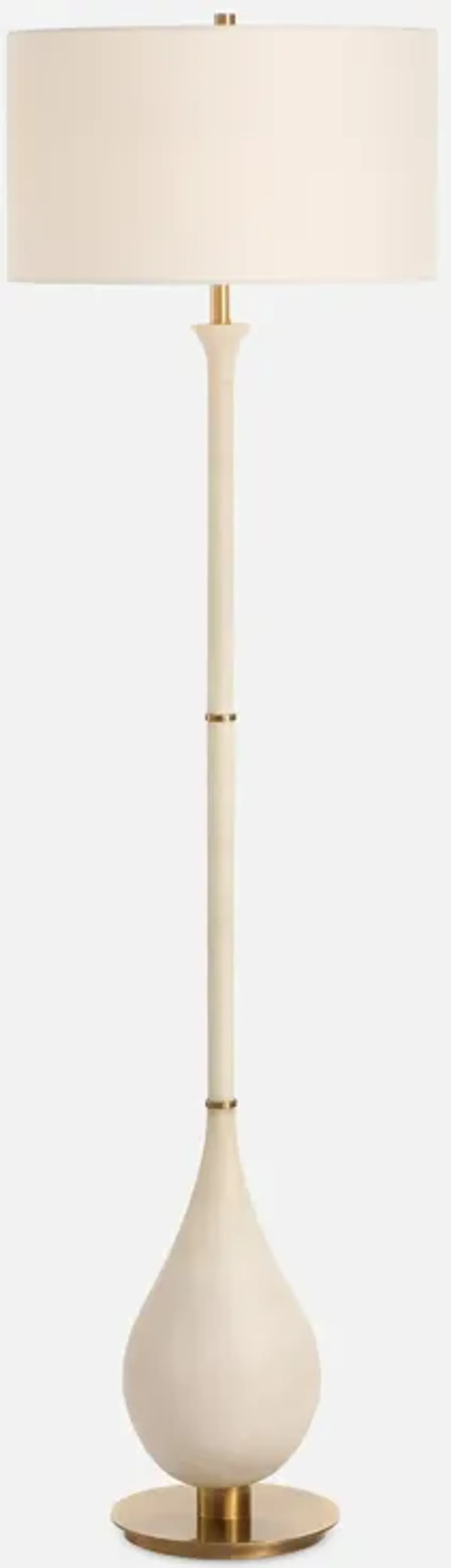Dewdrop Ivory Floor Lamp