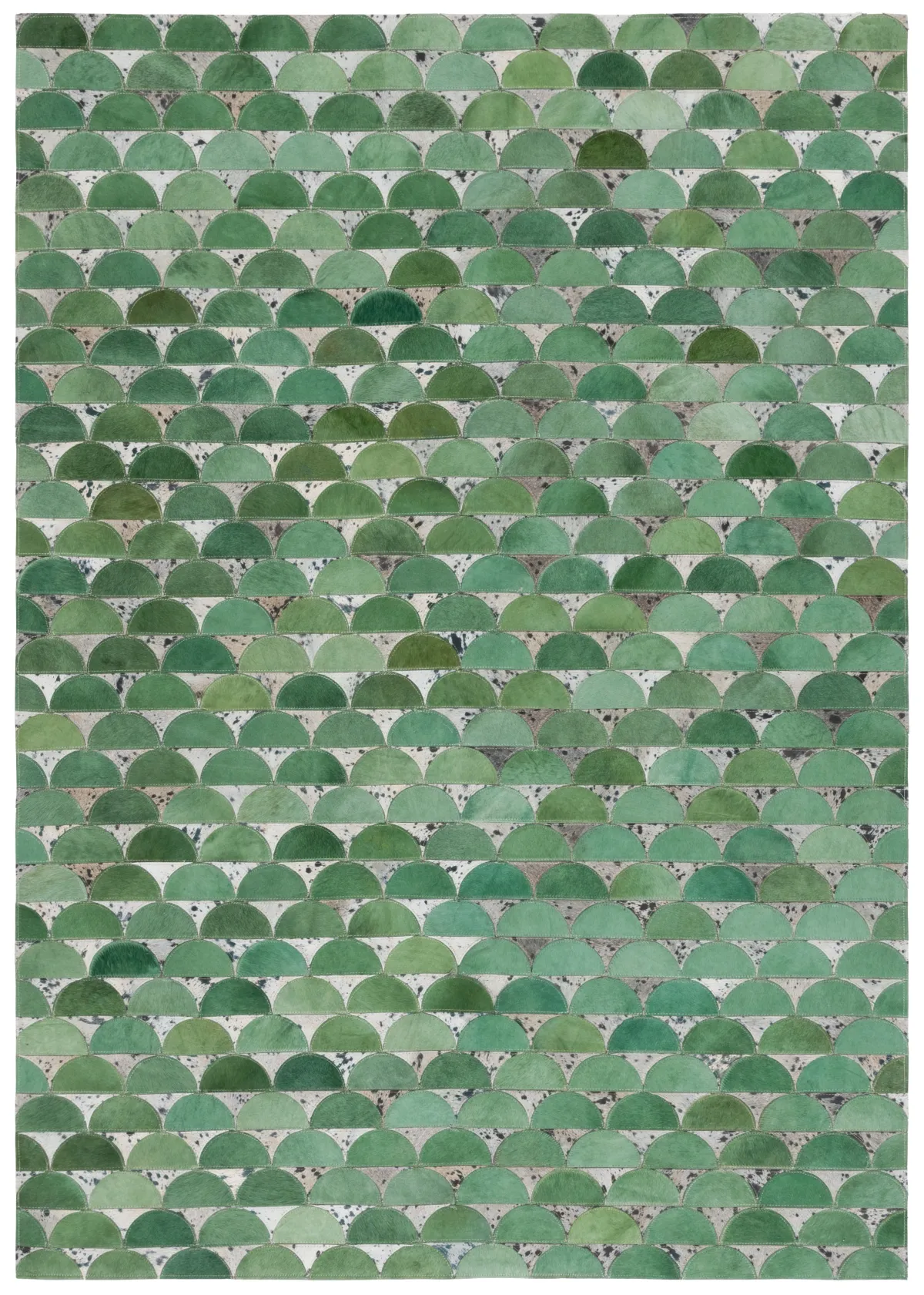 STUDIO LEATHER Hand Woven 4' x 6' area rug