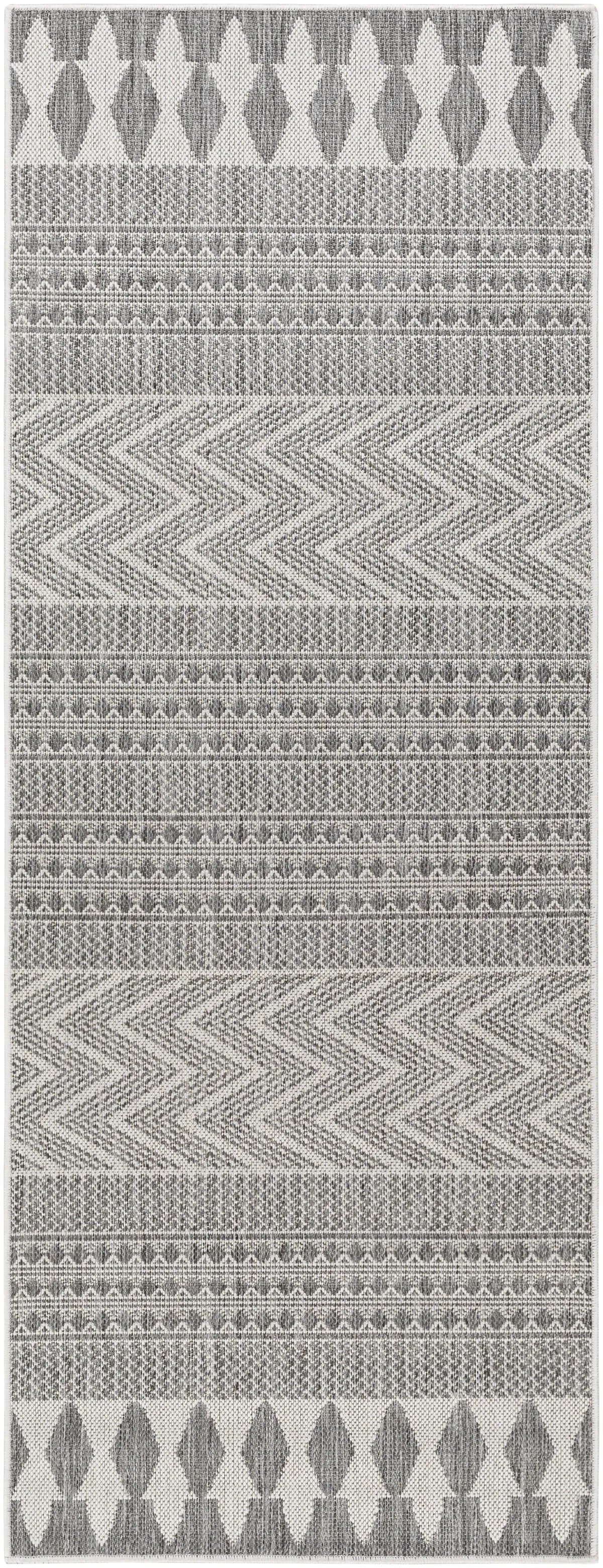Long Beach LBH-2322 2'7" x 7'3" Machine Woven Rug