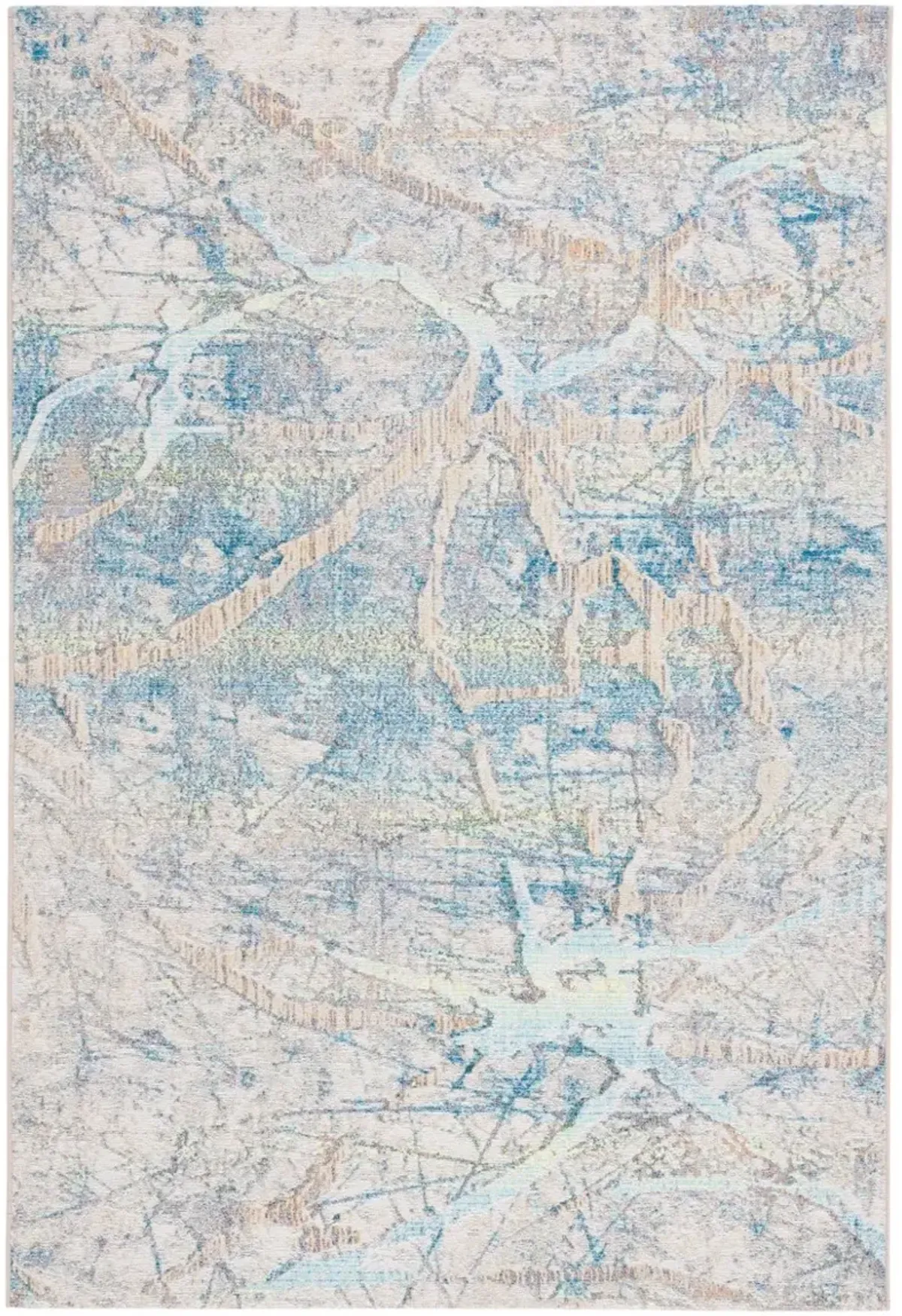 BARBADOS 548 Blue 4' X 6' Small Rectangle Rug