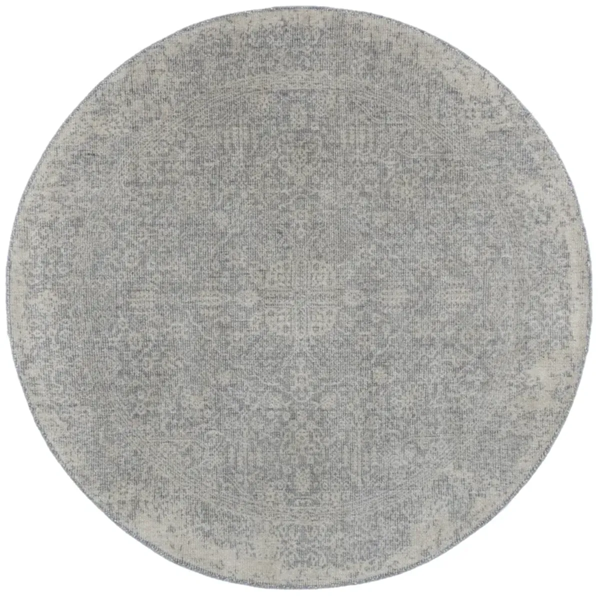 MAHARAJA Hand Loomed 6' x 6' Round area rug