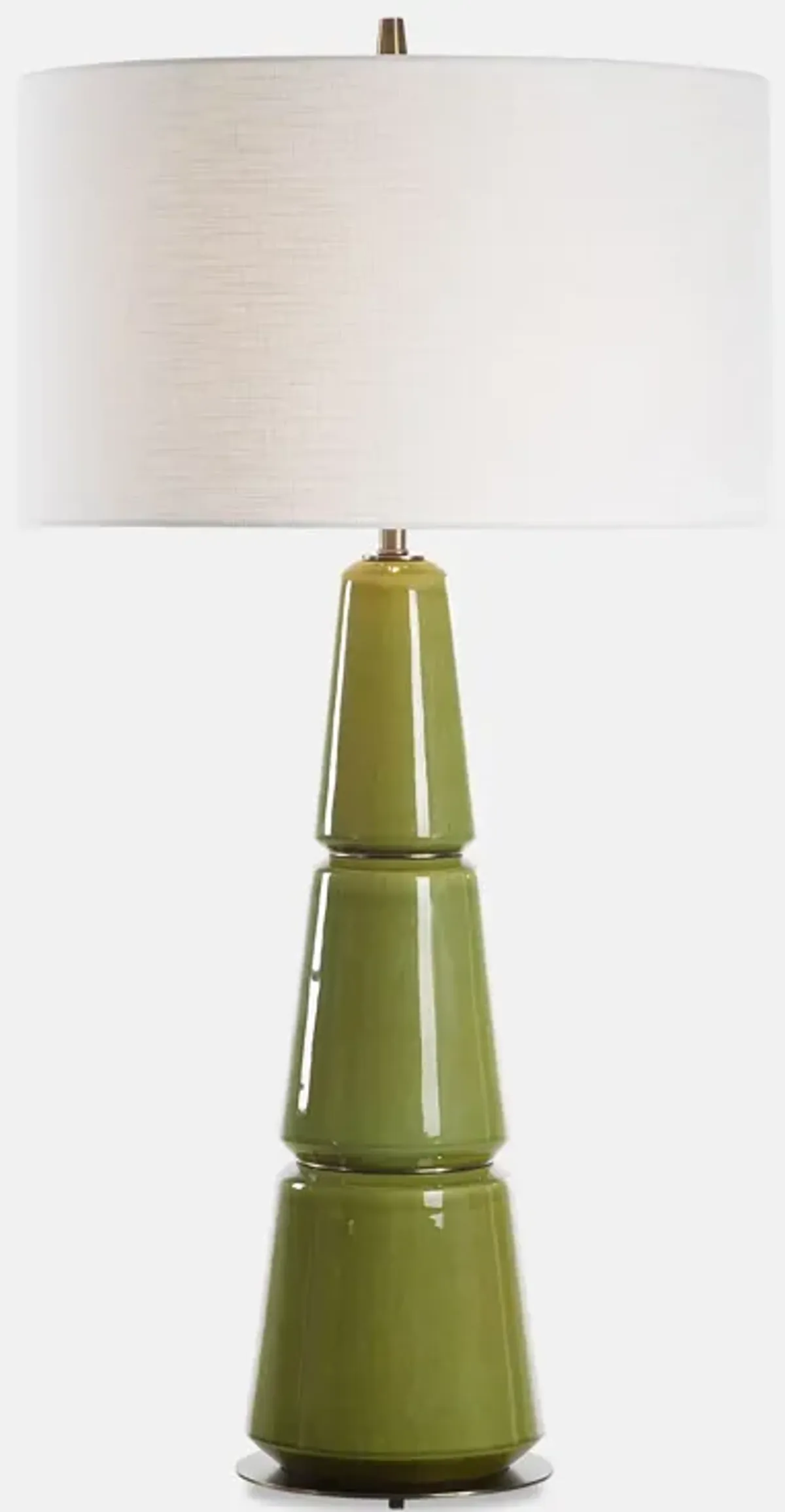 Mendell Moss Green Table Lamp