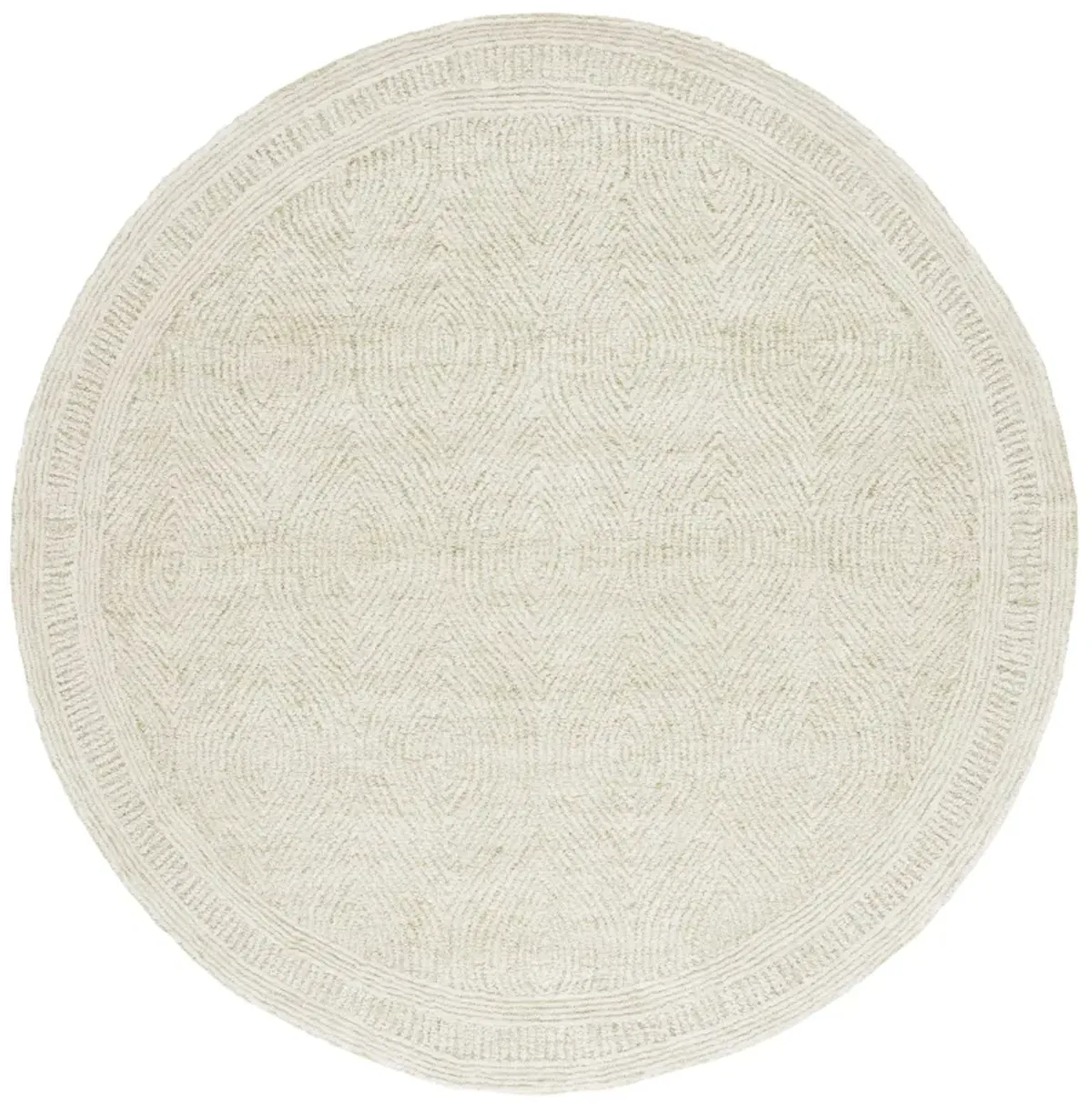 ABSTRACT Hand Tufted 6' x 6' Round area rug