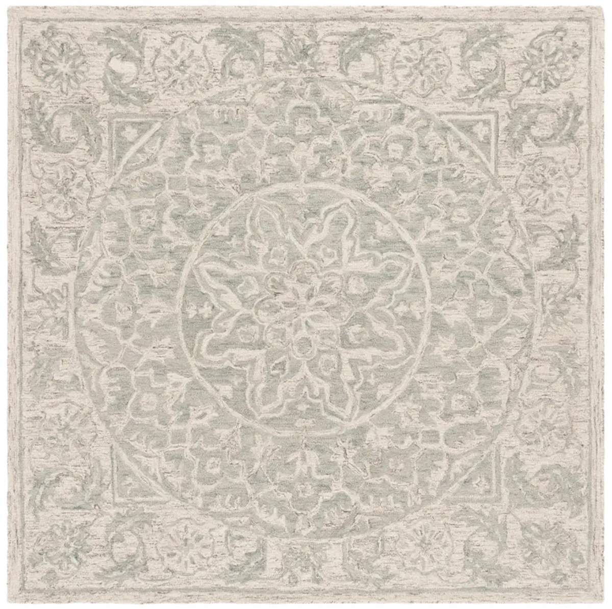 MICRO-LOOP Hand Tufted 6' x 6' Square area rug