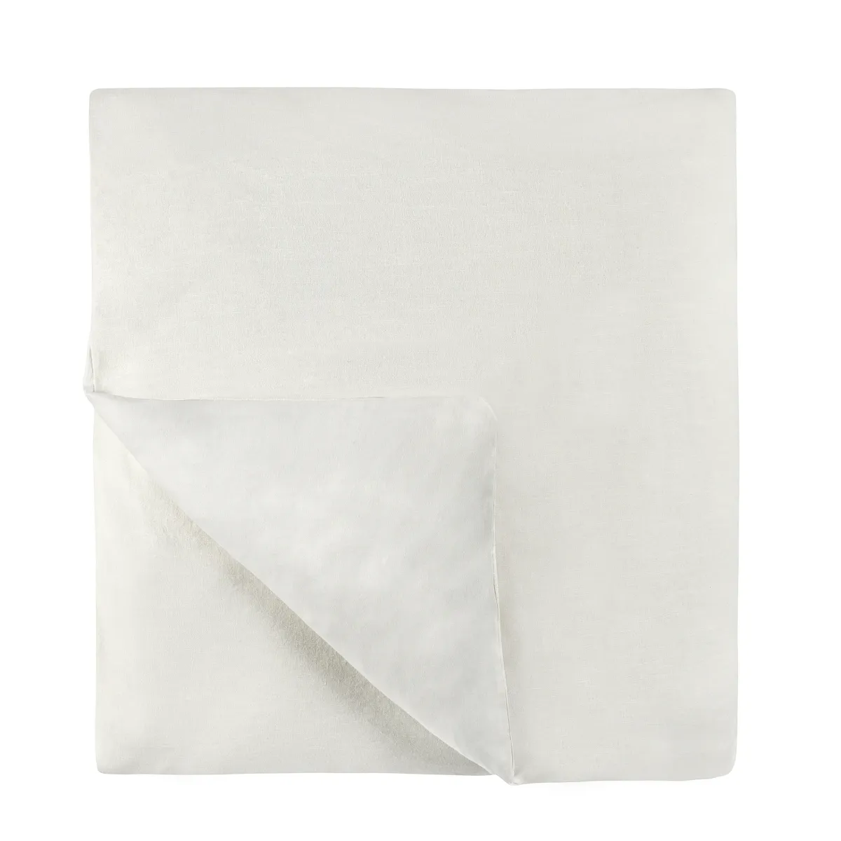 Talia Cotton Linen Blend Ivory King Duvet
