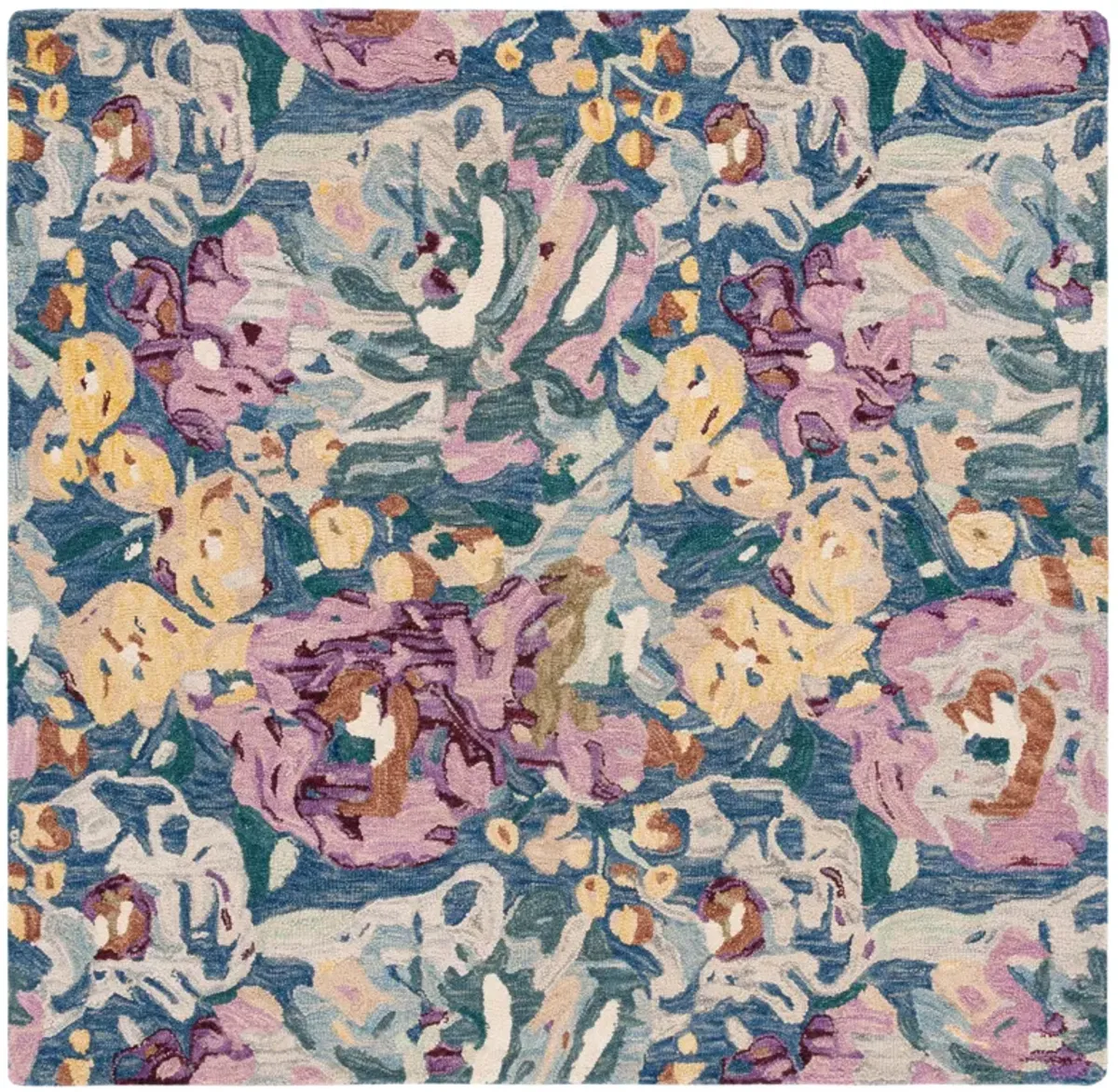 BLOSSOM Hand Tufted 6' x 6' Square area rug